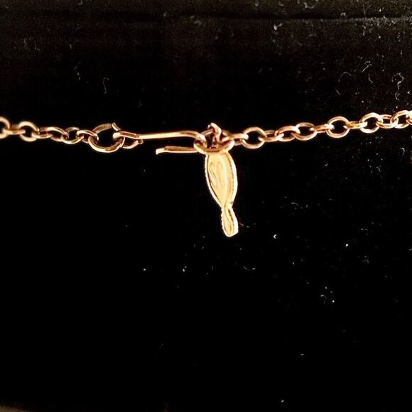 Sarah Coventry Venetian Floral Red Glass Bead Gold-Tone Tassel Necklace - Picture 4 of 11